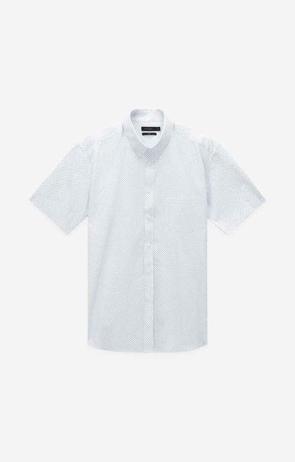 Slim fit skjorte med mikromønster M