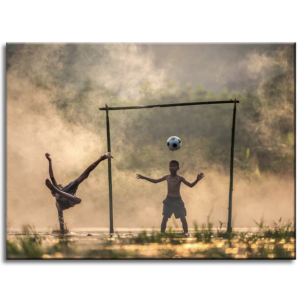 Canvastavla Ungdomsfotboll 40x30 cm