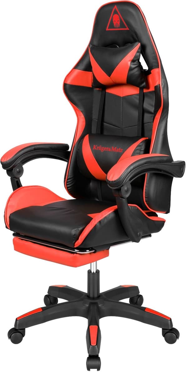 Kruger & Matz GX-150 Sort/Rød Gamingstol