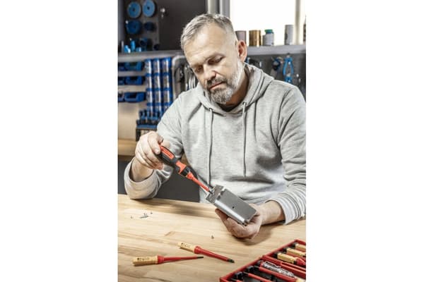 Hoegert Technik VDE 1000V isolerad precisionsskruvmejsel PH SL 6-pack