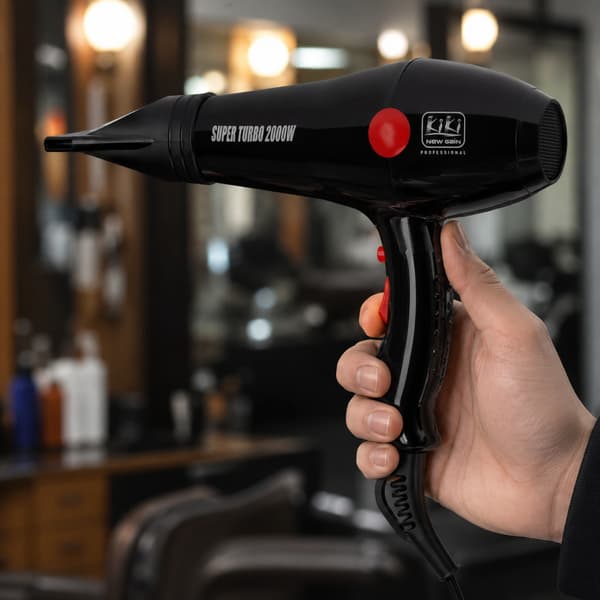 Professionel hårtørrer med temperaturkontrol 2000W + 1 dyse
