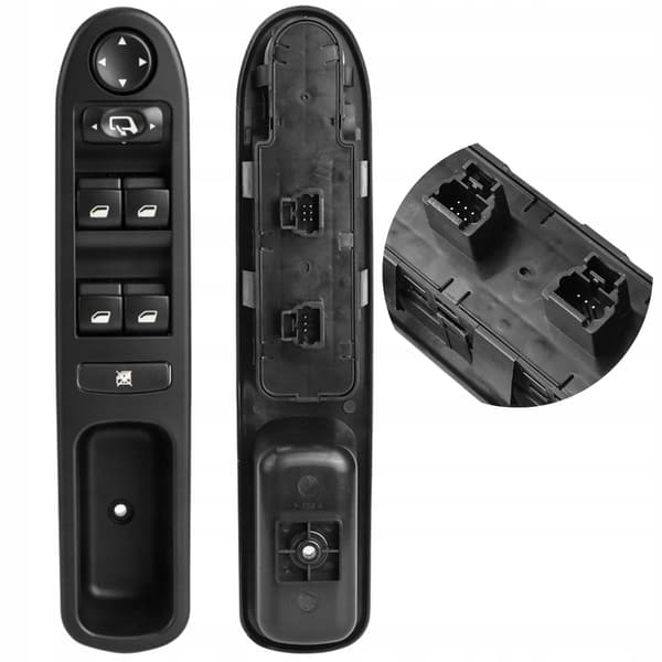 KNAPPAR FÖR FÖNSTERKONTROLLPANEL PASSAR PEUGEOT 307 1994-2014