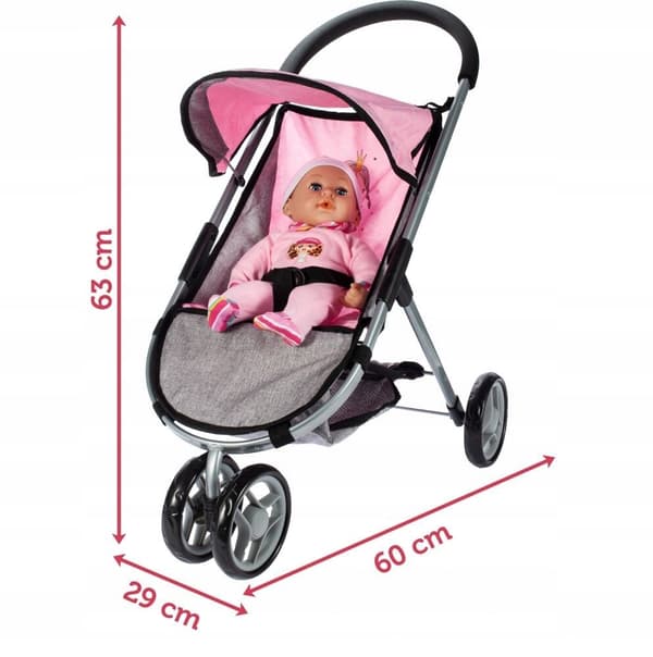 [paket][5] Lättvikts dockvagn Princess X395