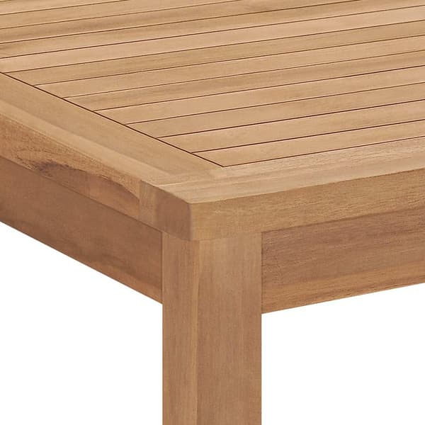 vidaXL havebord 160x80x77 cm massivt teaktræ