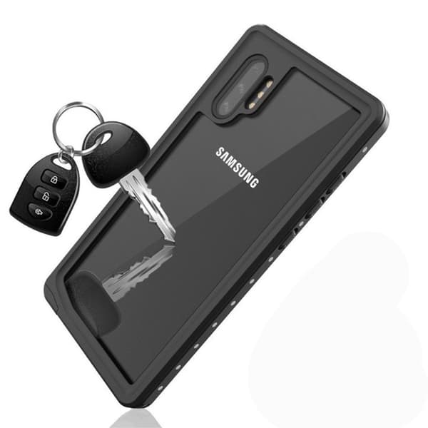 IP68 Vandtæt Etui til Samsung Galaxy Note 10+ Plus, Redpepper, Sort