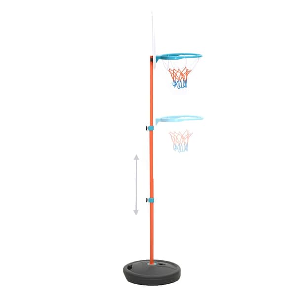 vidaXL Bärbart basketset, justerbart, 133-160 cm