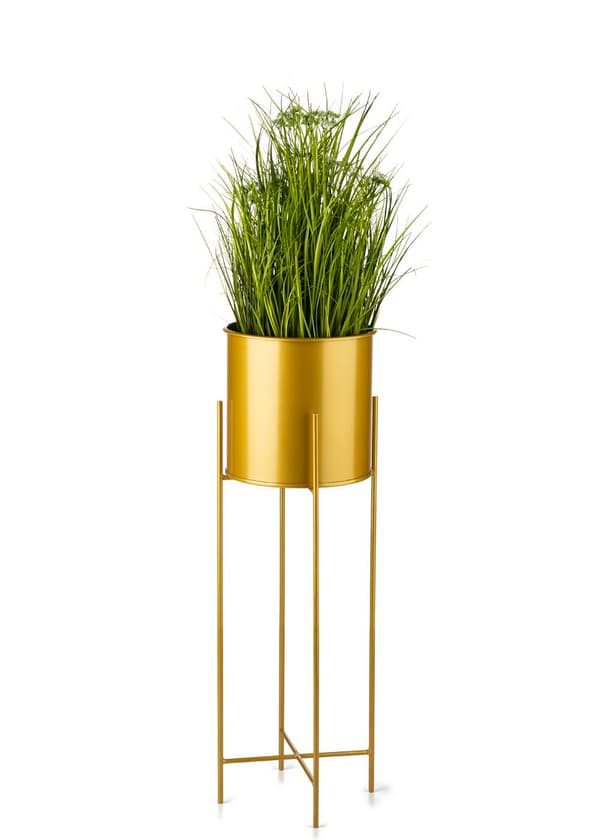 Kukkateline kannella 75 cm kultaa