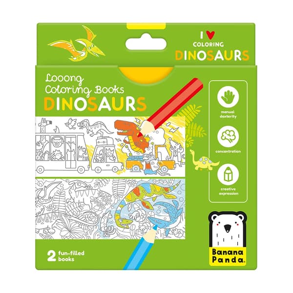 Laaaaa målarböcker - Jag älskar att måla. DINOSAURIER 4+