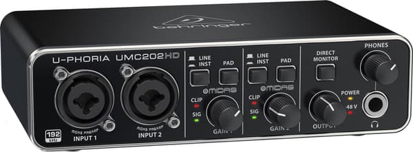 Behringer UMC202HD ljudgränssnitt (27000445)