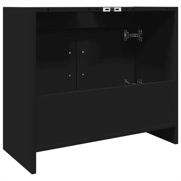 vidaXL håndvaskskab sort 63x29x55 cm
