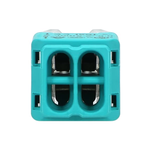 Lynkobling Push-in ledningsforbindelse 4-leder 0,75-2,5 mm2 10 stk.
