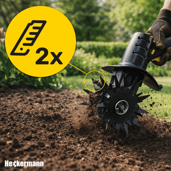 Heckermann Basic AJMGG20 batteridrevet mini-jordfreser