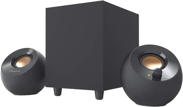Creative Labs Pebble Plus 2.1 USB-højttalersæt sort (51MF0480AA000)
