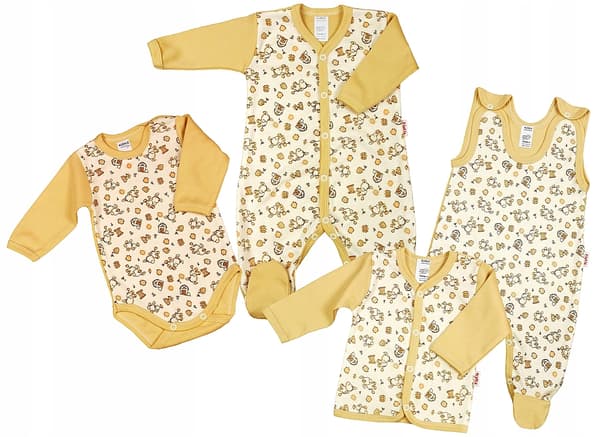 Layette bodysuit, romper, kaftan, æsler 68KLEKLE
