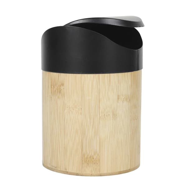 Noya Bambu korg med lock 1L svart