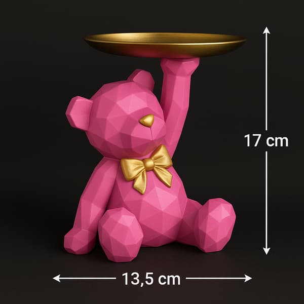 Bamse med bakke 4003