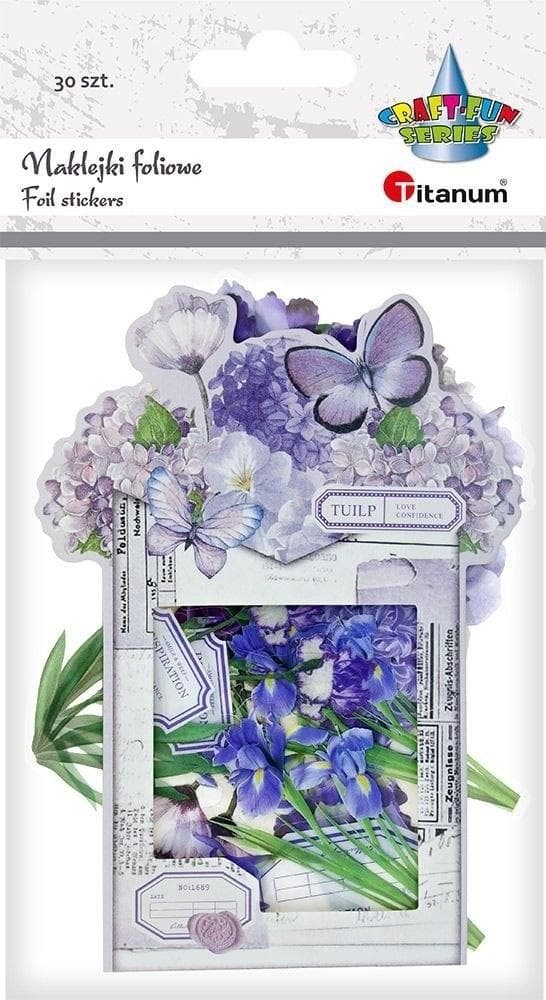Foliotarrat Violetit kukat 30 kpl