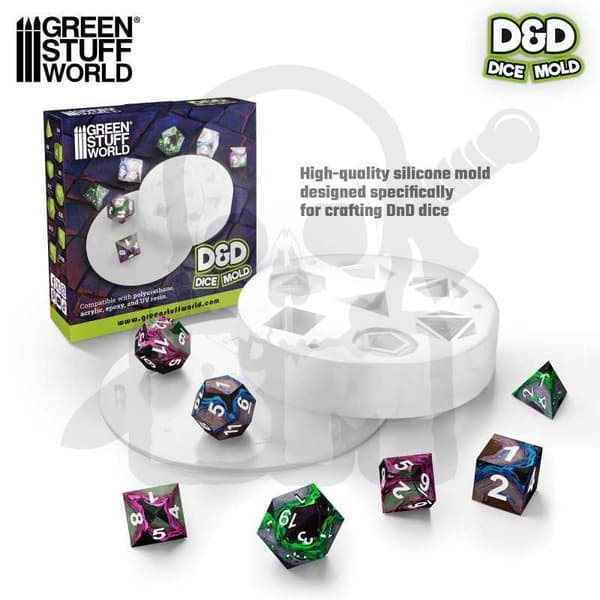 GSTU520599 Dnd silikone terningform 102x102mm