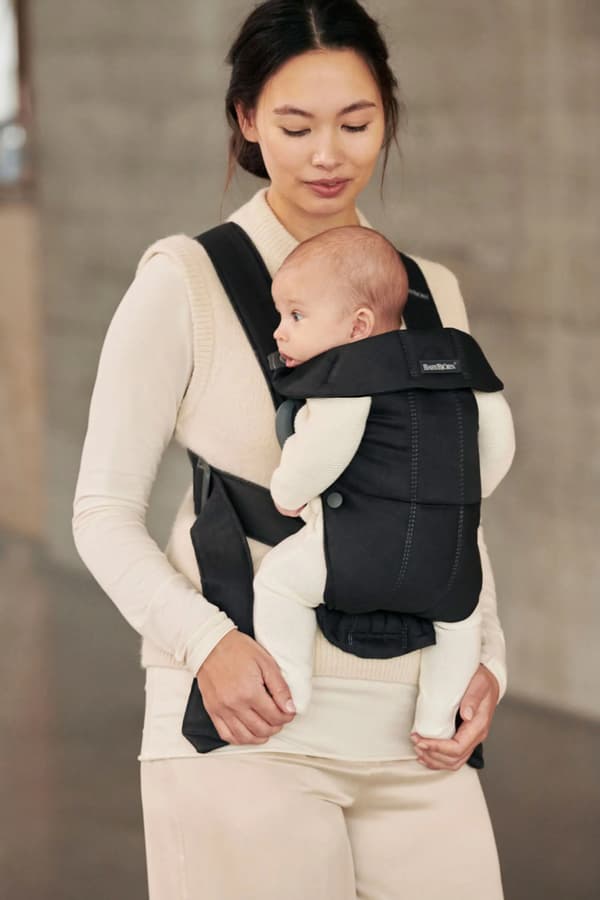 BABYBJÖRN MINI Vævet - Bæresele, sort