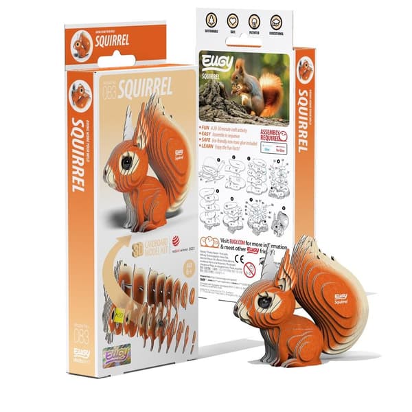 Eugy orava. Eko 3D -palapeli