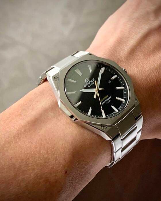 Herreklocka Casio EFR-S108D-1A Edifice Classic Saffir med låda