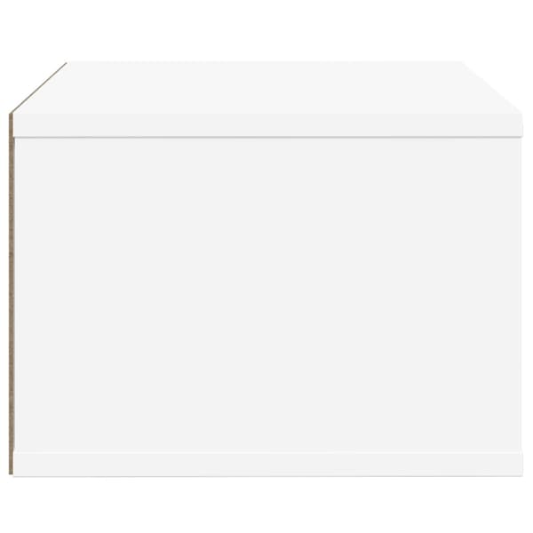vidaXL printerstativ hvid 40x32x22,5 cm