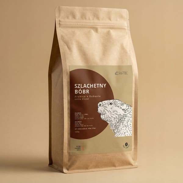 Craftbe Kaffebønner Noble Beaver 1kg