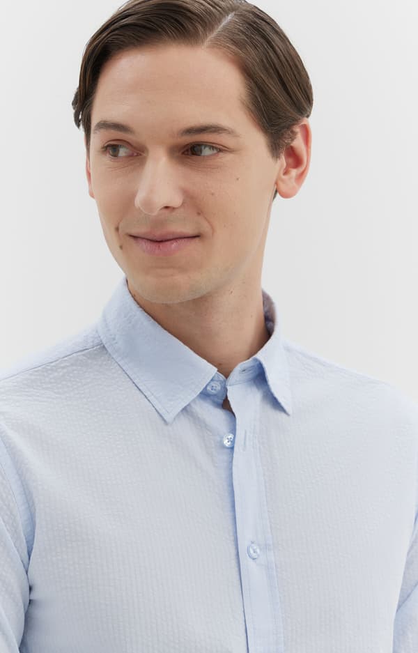 Struktureret skjorte 176-182/44