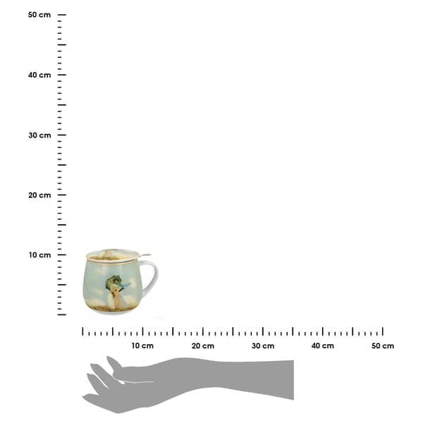 Monet kvinde tøndekrus med infuser