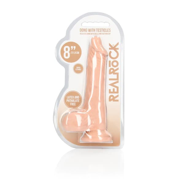 Dong med testiklar - 20 cm