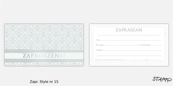 Invitationsstil nr. 15 (10 stk.)