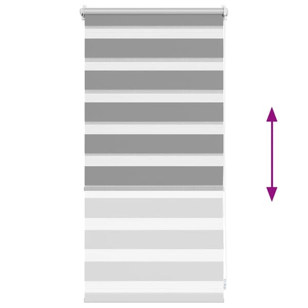 Rullgardin Zebra (40 x 100 cm) Grå
