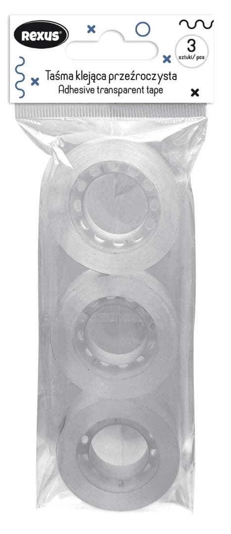 Teippi 18 mm x 30 m 3 kpl