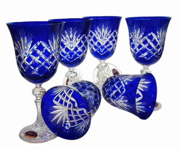 Koboltkrystalvinglas 220 ml Ananas