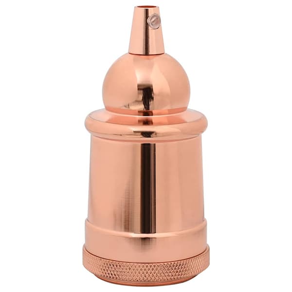 vidaXL lampeholdere 2 stk. rosaguld E27