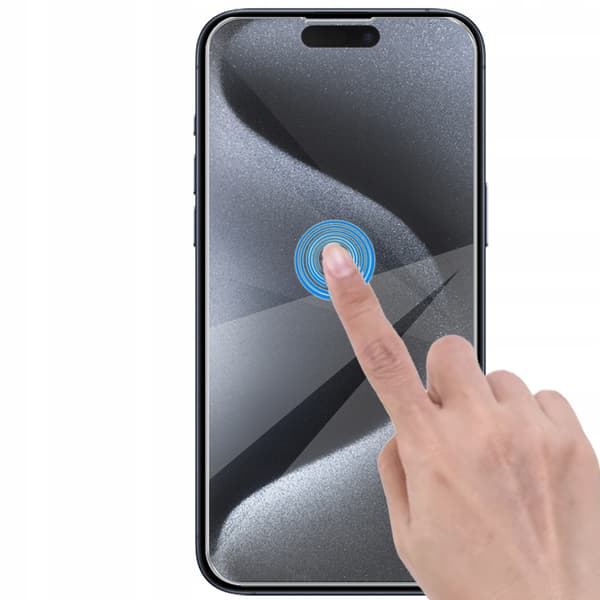 Karkaistu lasi Apple iPhone 15 Pro -näytönsuoja 2.5D, 9H