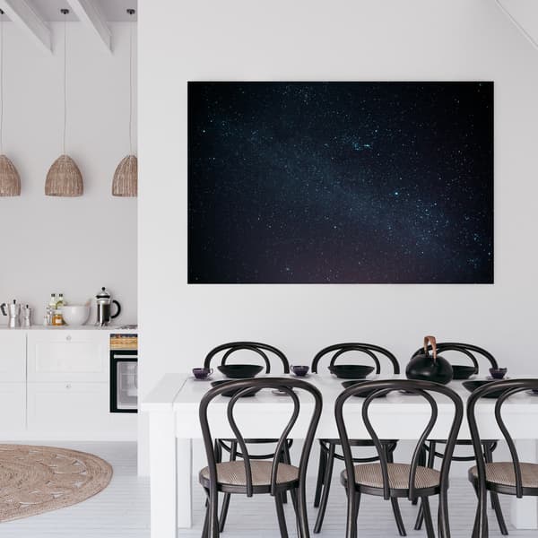 Lærredstryk Rumstjerner Nattehimmel 100x60
