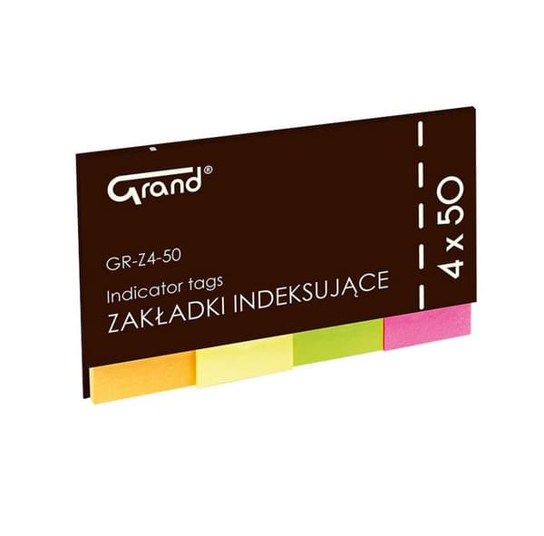 GRAND-indeksivälilehdet