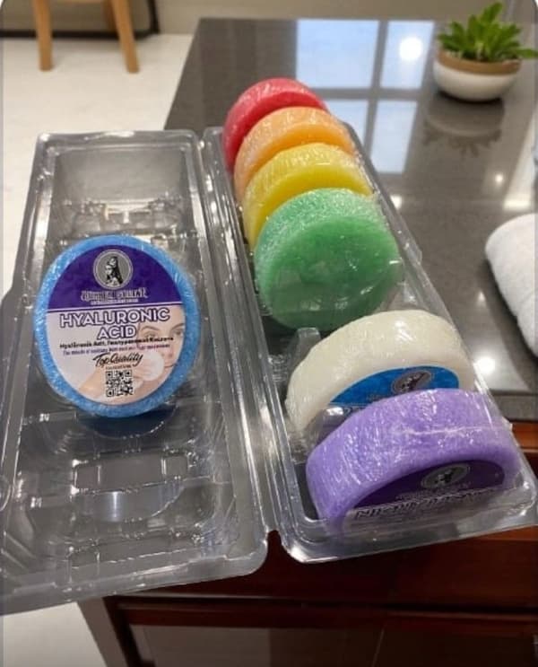 Hürrem Sultan - sæbesæt med svamp, 7 farver, 7 effekter
