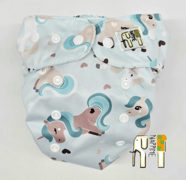 NappiMe COOLMAX UNICORN MINT Vaskbare bleer