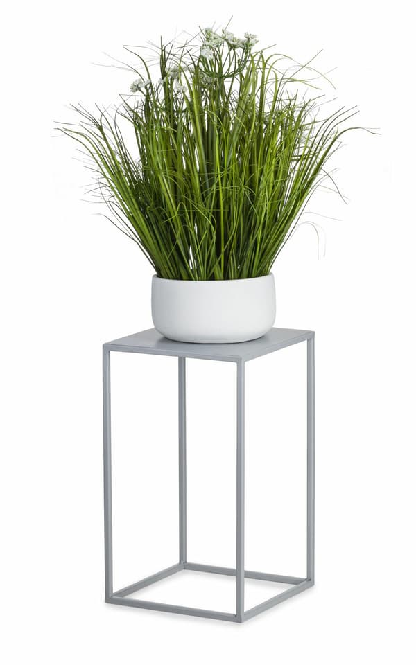 Grå stående blomsterställning 40cm