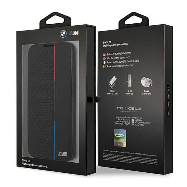 BMW M Collection Triangle Flip-cover til Galaxy S22+, Sort