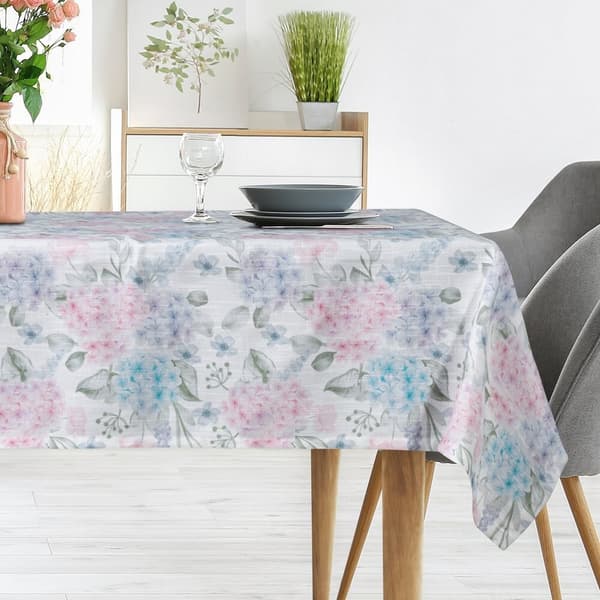 Bordsduk blommor SUMMER8 rosa 140x220