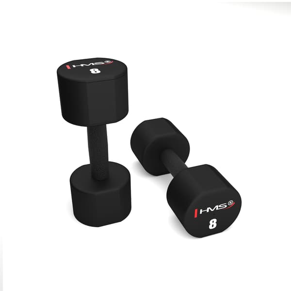 Polyuretanhantlar 2x8kg TPU HPT08 HMS