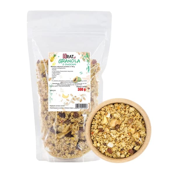Granolaa hedelmillä 300 g