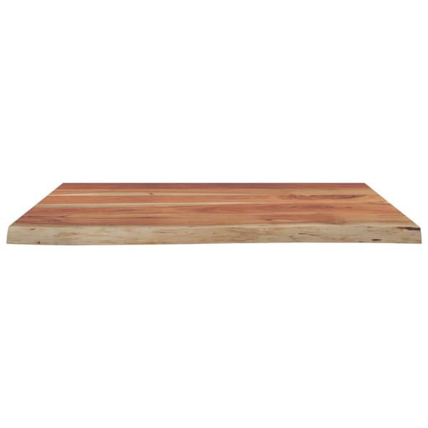 vidaXL badeværelsesbordplade 80x60x3,8 cm rektangulær akacietræ