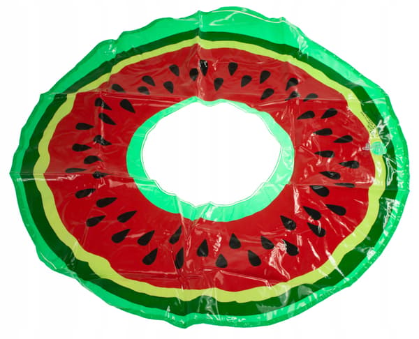 Oppustelig vandmelon strandring til poolen, vandbadering, 80 cm