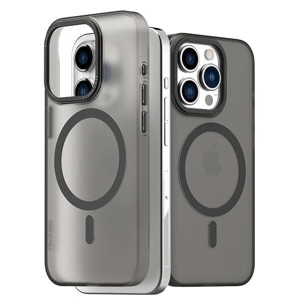 Araree Aero Frame cover til iPhone 15 Pro Max, gennemsigtig-sort