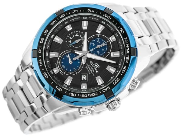 Herrklocka CASIO EDIFICE EFR-539D-1A2 - 10ATM (zd114b) + Låda