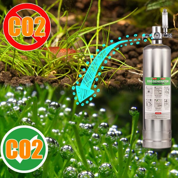 Green Bubbles CO2-generator - CO2-kit med magnetventil